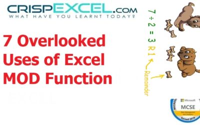 7 Overlooked Uses of Excel MOD Function