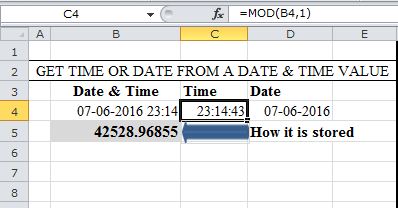 EXCEL MOD FUNCTION