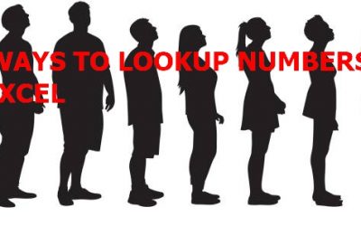 7+ WAYS TO LOOKUP NUMBER VALUES