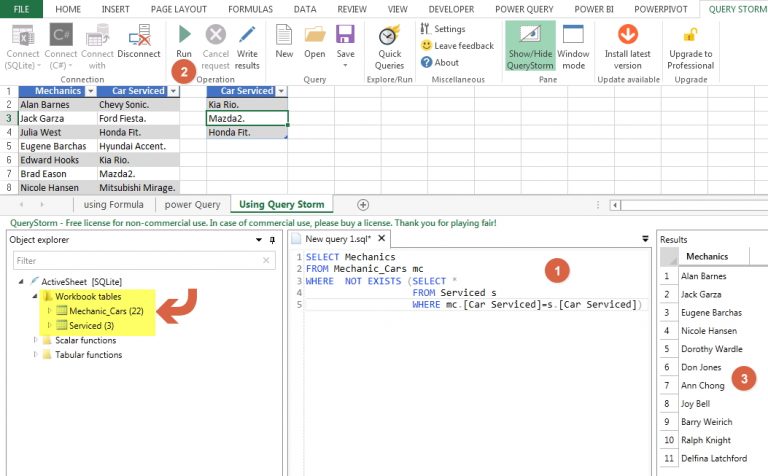 4 ways to lookup items not matching a list - CrispExcel Training ...