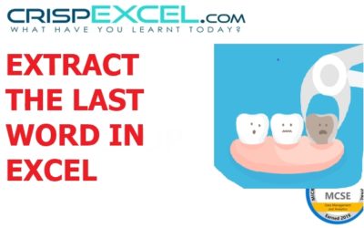 Extracting the Last Word In Excel
