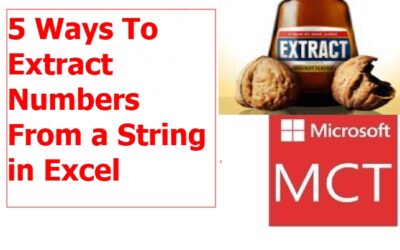 5 Ways To Extract Numbers From a String in Excel