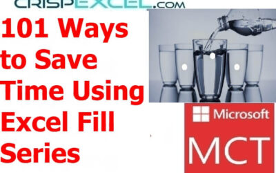 101 Ways to Save Time Using Excel Fill Series