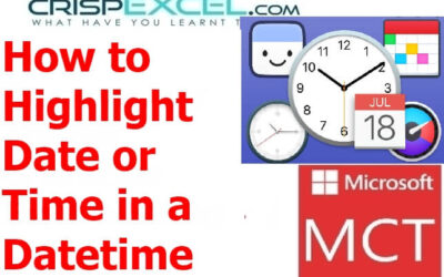 How to Conditional Format Date or Time in a Datetime