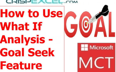 How to Use What If Analysis – Goal Seek Feature