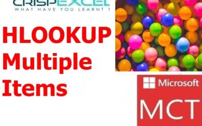 HLOOKUP To Return Multiple Items In Excel