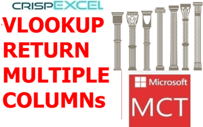 How to Return Multiple Columns in  VLOOKUP Function