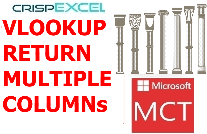 How to Return Multiple Columns in  VLOOKUP Function